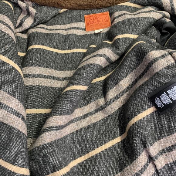 RRL by RALPH LAUREN Grizzly Boa Size XL Brown Black Denim Sherpa Jacket - Picture 6 of 10